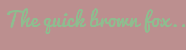 Image with Font Color 8FBC8F and Background Color BC8F8F